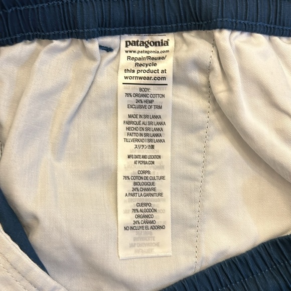 NWT Patagonia All-Wear Hemp Volley Shorts - Picture 5 of 5